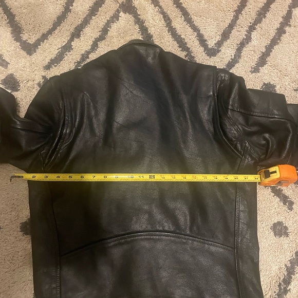 Motorcycle jacket black leather Wilson’s leather vintage - Picture 13 of 15